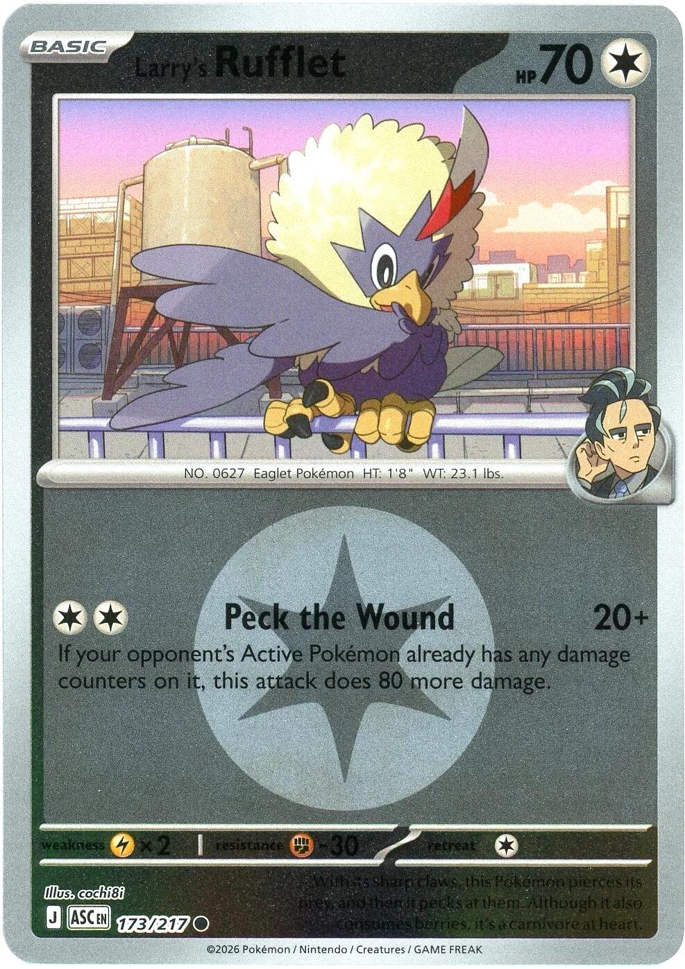Larry's Rufflet (Energy Symbol Pattern)