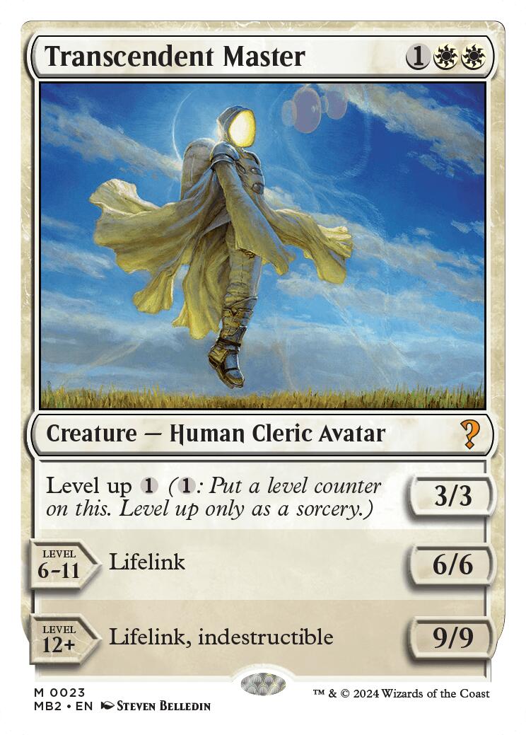 Transcendent Master (White Border)
