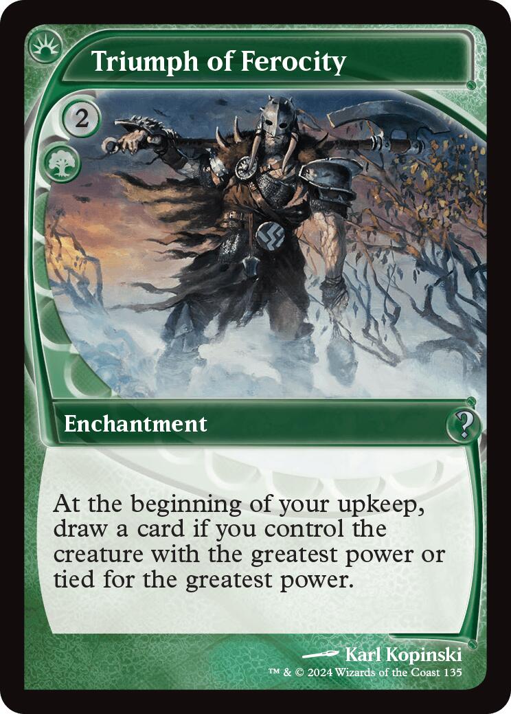 Triumph of Ferocity (Future Sight)