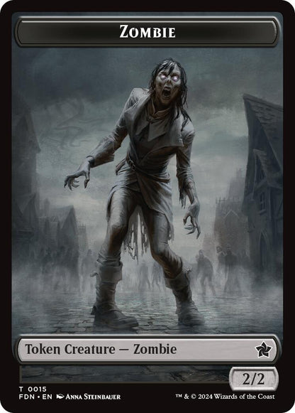 Zombie // Insect Doubled-Sided Token