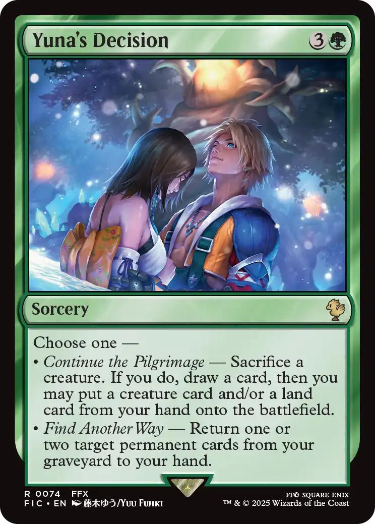 Yuna's Decision