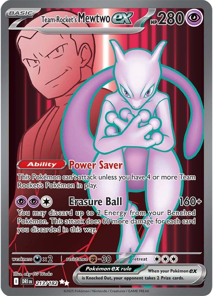 Team Rocket's Mewtwo ex - 213/182 [DRI - 213/182]
