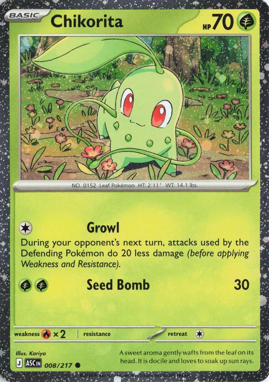 Chikorita (Cosmos Holo)