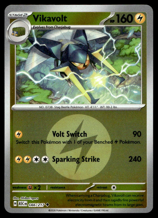 Vikavolt - 066/217 (Energy Symbol Pattern) | Near Mint / English / Reverse Holofoil