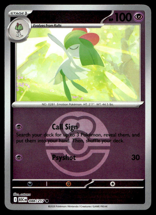 Kirlia (Love Ball) | Near Mint / English / Reverse Holofoil