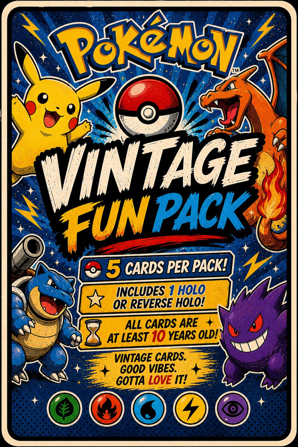 Pokemon Vintage Fun Pack